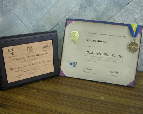 A.9 ROTARY AWARDS FOR OUTSTANDING PERFORMANCE AND COMMITMENT