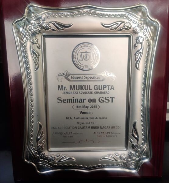 28 GUEST SPEAKER SEMINAR GST BAR ASSOCIATION GAUTAM BUDH NAGAR
