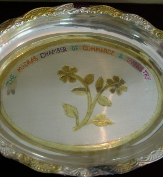 3 HONOUR PLAQUE-THE MADRAS CHAMBER OF COMMERCE & INDUSTRY