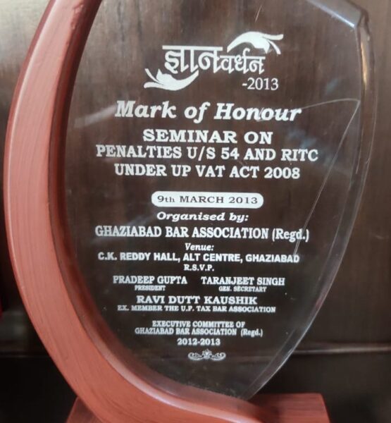 31 MARK OF HONOUR GBA SEMINAR 2013